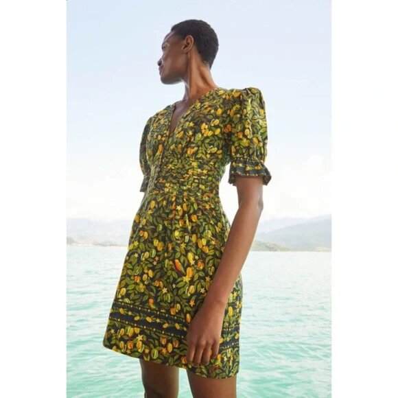 FARM Rio V Neck Mini Starfruit Dress - Picture 4 of 12